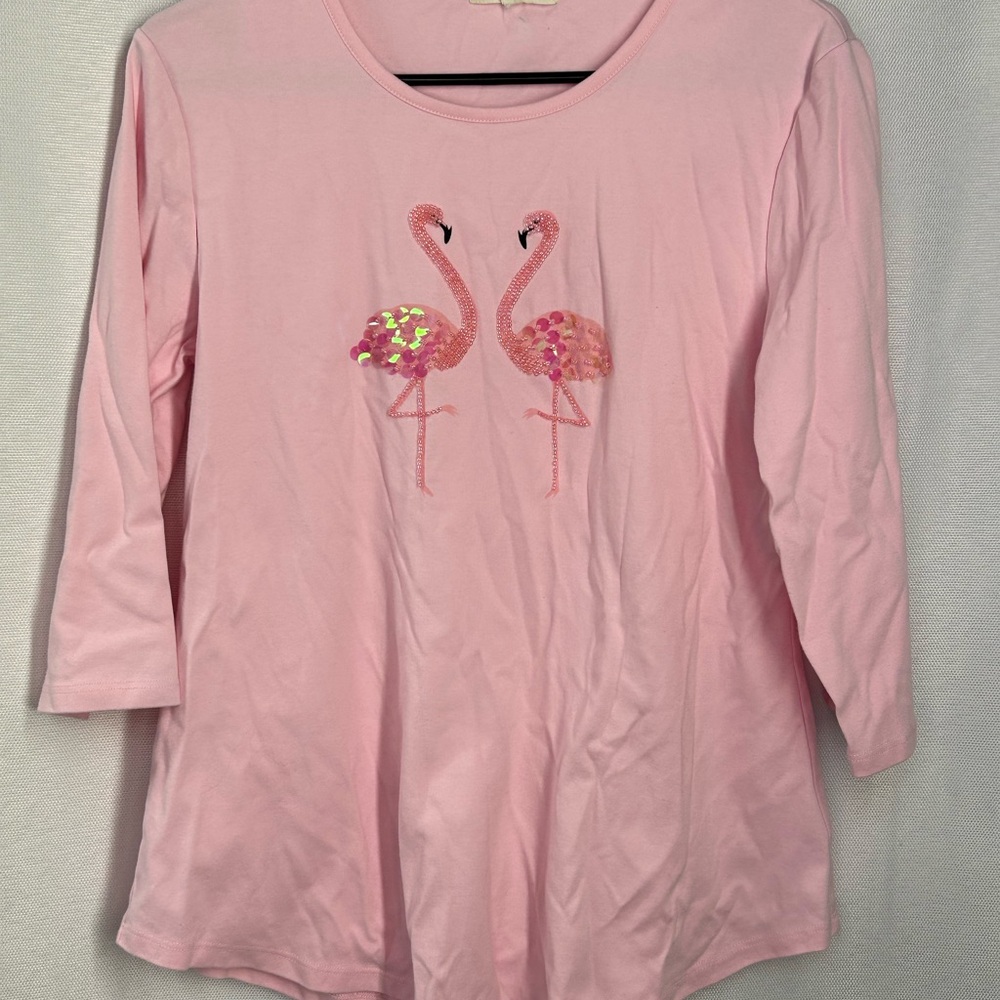 Indigo Soul Pink Embellished Blouse